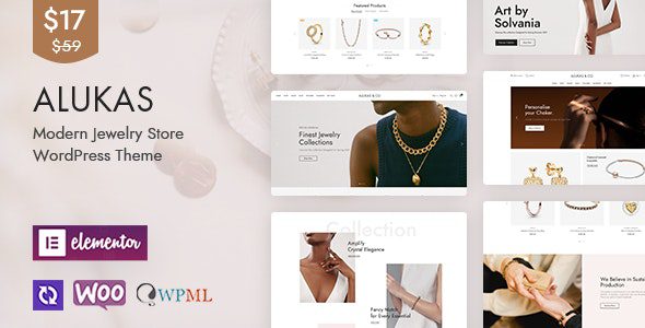 Alukas is modern and unique Elementor WooCommerce WordPress Theme.